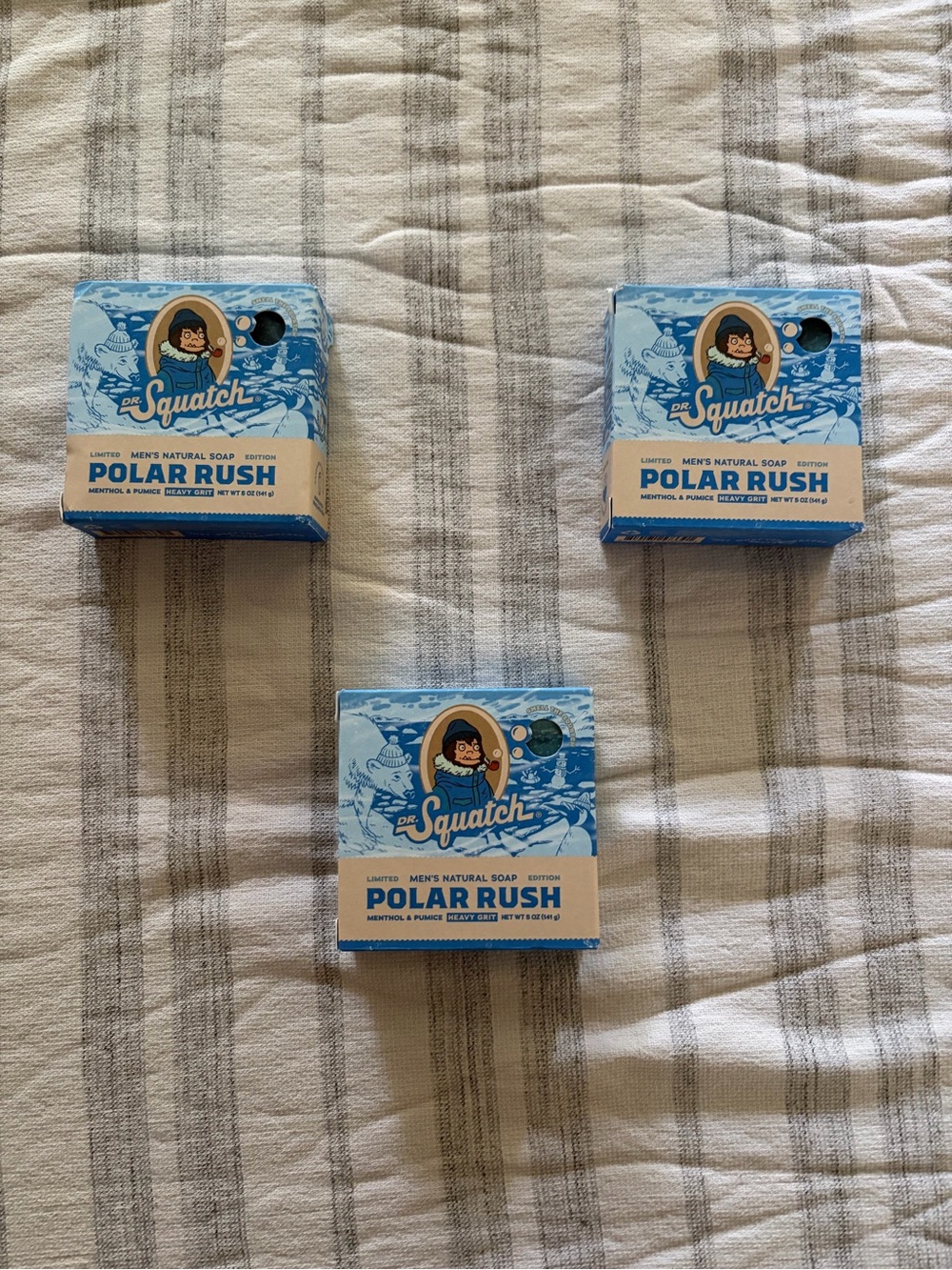 Dr. Squatch Polar Rush Men's Soap - Blue